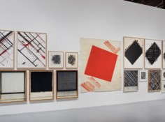 View of “Under the Big Black Sun: California Art 1974 -1981,” 2012, The Geffen Contemporary at MOCA, Los Angeles, Photo: Brian Forrest, courtesy of MOCA