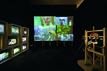 Taro Izumi, Caramel, 2013, Video installation, dimensions variable PHOTO: Watanabe Osamu Courtesy of Take Ninagawa, Tokyo and Mori Art Museum, Tokyo