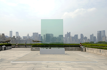 蔡国强，《透明紀念碑》，2006年，大都会博物馆