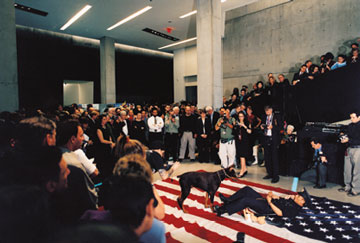 Zhang Huan, Fifty Stars, 2003, performance Lois & Richard Rosenthal Center for Contemporary Art 