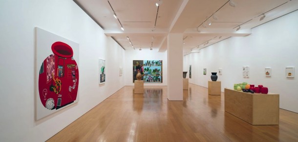 "JONAS WOOD AND SHIO KUSAKA: Blackwelder," Installation view, Gagosian Gallery, Hong Kong, 2015 Courtesy Gagosian Gallery