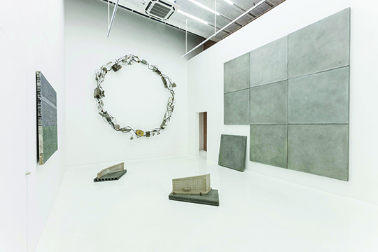 View of “Omnipresent Concrete,” 2014