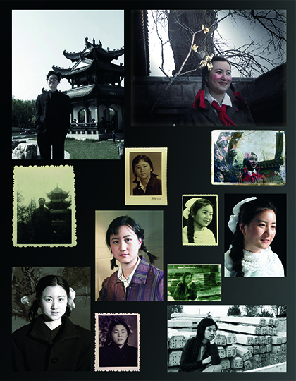 叶甫纳，“家春秋”系列，2012年视频截屏、文献照片