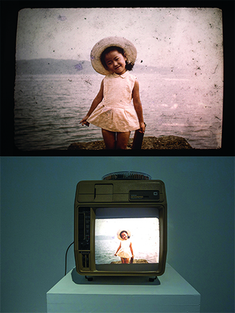 Slideshow Cinema VI — An Autumn Afternoon , 2014, Slide projector, 80 slides, cassette tape, 15 min