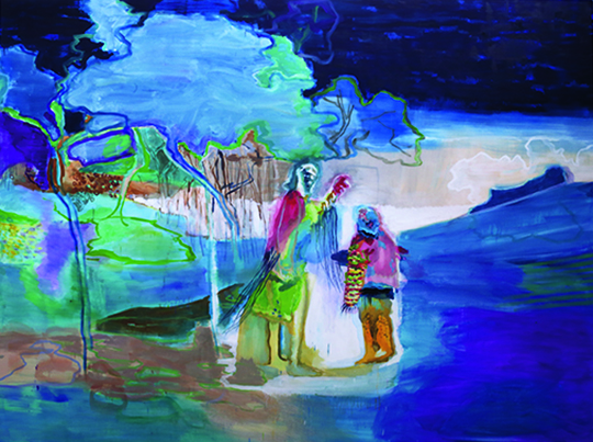 《四川归来》，2013年，布面油画，300 × 400 厘米