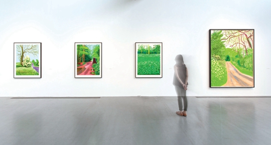 展览现场，2015年，北京佩斯画廊