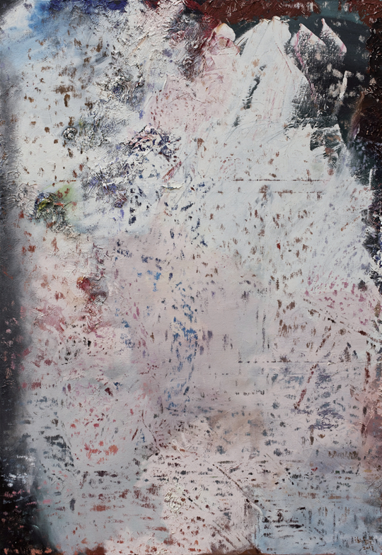 Gradually Changing No. 1 2013, oil on canvas, 221 x 152 cm