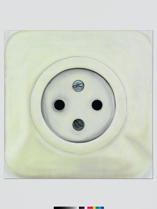 亚娜·尤勒，《能量之源2》，2014年 布面丙烯，210 × 210厘米